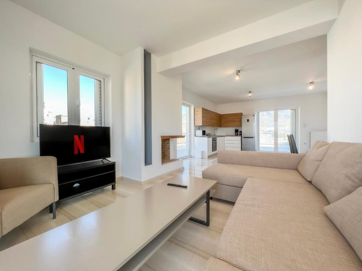 Panoramic Cityscape Maisonette In Agios Dimitrios Athen Exterior foto